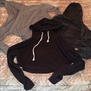 Stylish Black and Gray Hoodies